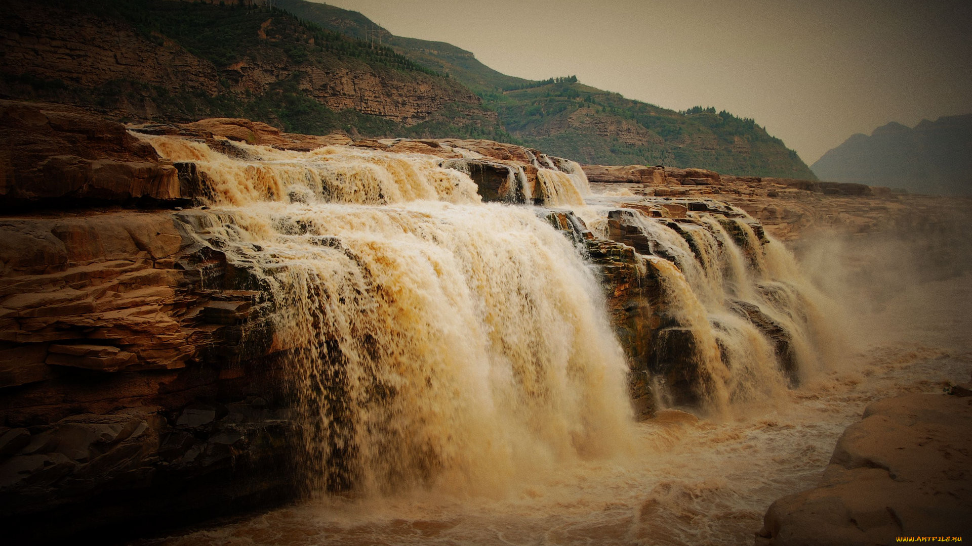 , , hukou, river, waterfall, yellow, china